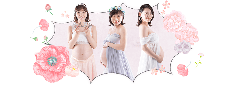 大阪扇町マタニティフォトスタジオのマタニティ衣装