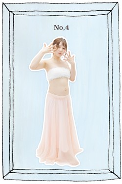 大阪扇町マタニティーフォトスタジオの無料スカート衣装004