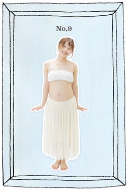 大阪扇町マタニティーフォトスタジオの無料スカート衣装009